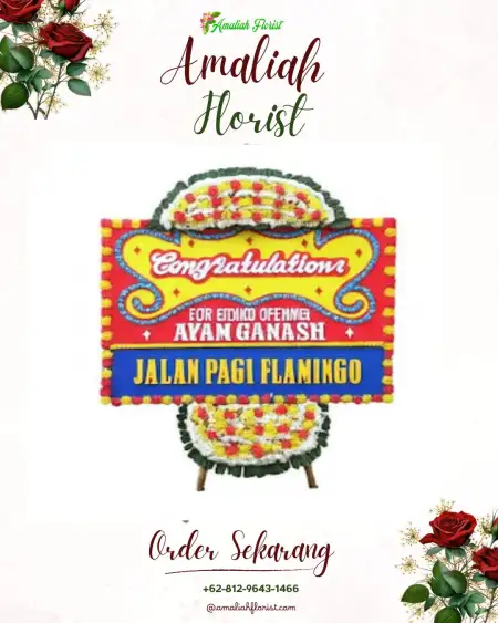 Sewa Papan Bunga Kalia Restaurant Jakarta